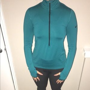 Nike pro Dri-fit half zip long sleeve